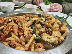 小鱼小牛组合锅-小鱼小牛·鱼牛干锅·脆鱼火锅(世欧广场店)