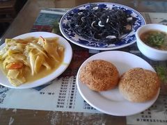 爆肚+烧饼+芥末白菜-东兴顺爆肚张
