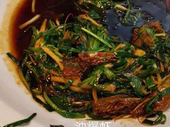 香干芹菜炒油渣-农家大院(纪王店)