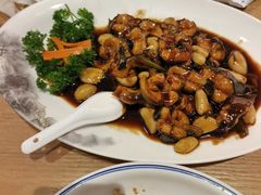 蕈油蒸河鳗鱼-得意楼蒸菜馆