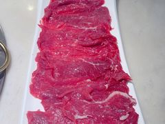 鲜牛肉-左庭右院鲜牛肉火锅(浦江欢乐颂店)