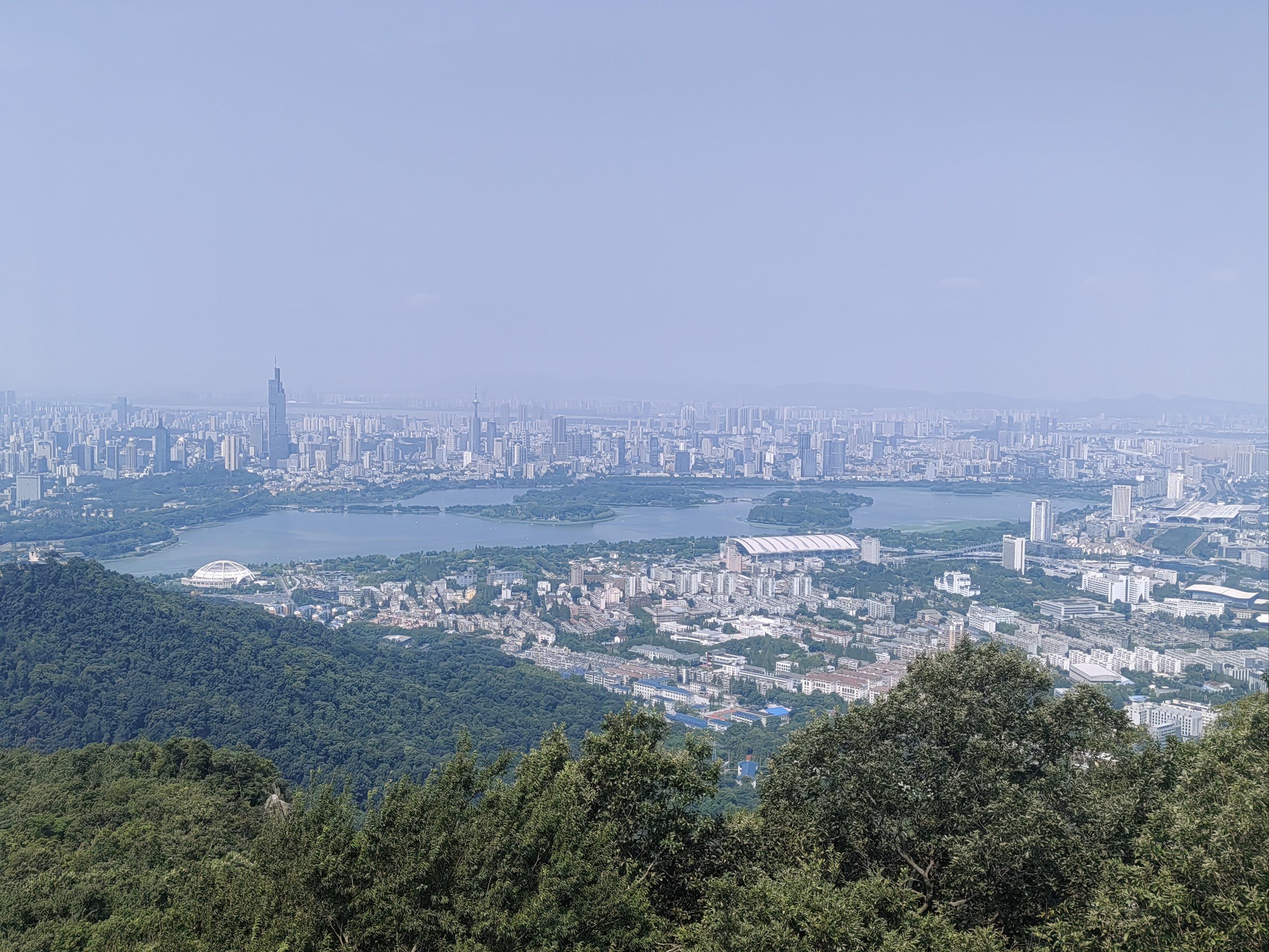 40℃的紫金山头陀岭