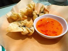 紫菜鲜肉炸云吞-西关明记肠粉(荔枝湾店)