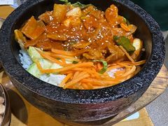 五花肉石锅拌饭-老炉家木炭烤肉(长江国际店)