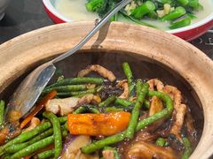 白贝紫苏豆角焗茄柳-飞尝蚝·顺德菜·鱼生(顺德总店)