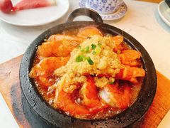 石盆蒜蓉虾-小河村•南京鱼鲜乡土家常菜(油坊桥店)