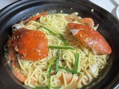 招牌香辣蟹面-不仔客海鲜·烧烤·270度海景餐厅(大东海店)