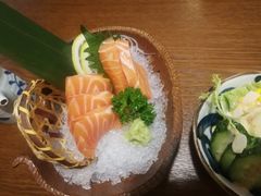 三文鱼刺身-魟阳日式料理(庆春店)