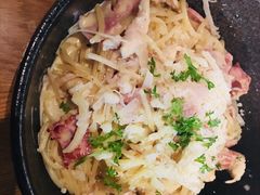 芝士鸡肉培根意面-Wagas沃歌斯(百盛优客店)