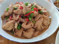 五花肉焖油豆腐-好呷八大碗(五羊店)