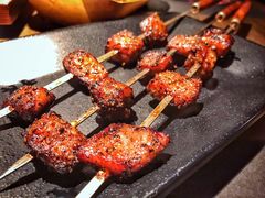 烤猪颈肉-烤匠麻辣烤鱼(环球中心店)