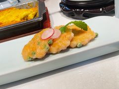 手工煎虾饼-锦炉·酥皮烤鸭(绿城百合店)