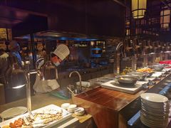 自助取餐区-上海金桥红枫万豪酒店-万豪中餐厅