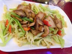 台山菜花炒花肉-潮喜竹溪荔湖酒家(荔枝湾店)