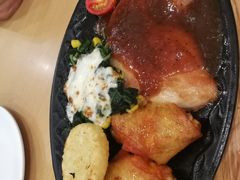 黑椒鸡排配鸡翅-萨莉亚意式餐厅(中北永旺店)