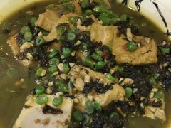 榄菜四季豆炒豆腐块-旺达·福州菜(正大广场店)
