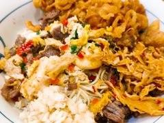 牛肉炒蛋干挑面-刘氏三和面馆