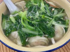 小青菜百叶丝汤馄饨-山北老老头馄饨