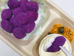 紫薯肉松蘸酱麻薯-兔兔家蛋糕甜品(德胜店)
