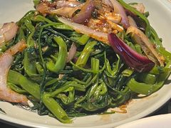 马拉盏炒通菜-大头虾越式风味餐厅(光明广场店)