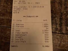 账单-Pakkhús Restaurant