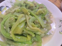 虾酱芋头梗-海口滨海新村143号海南老字号炒菜店