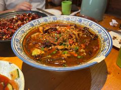 水煮肉片（牛肉）-禧福徕盆盆香川菜馆(北京市朝阳区)