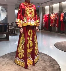 点击看大图 -藤薰定制中式嫁衣礼服旗袍店