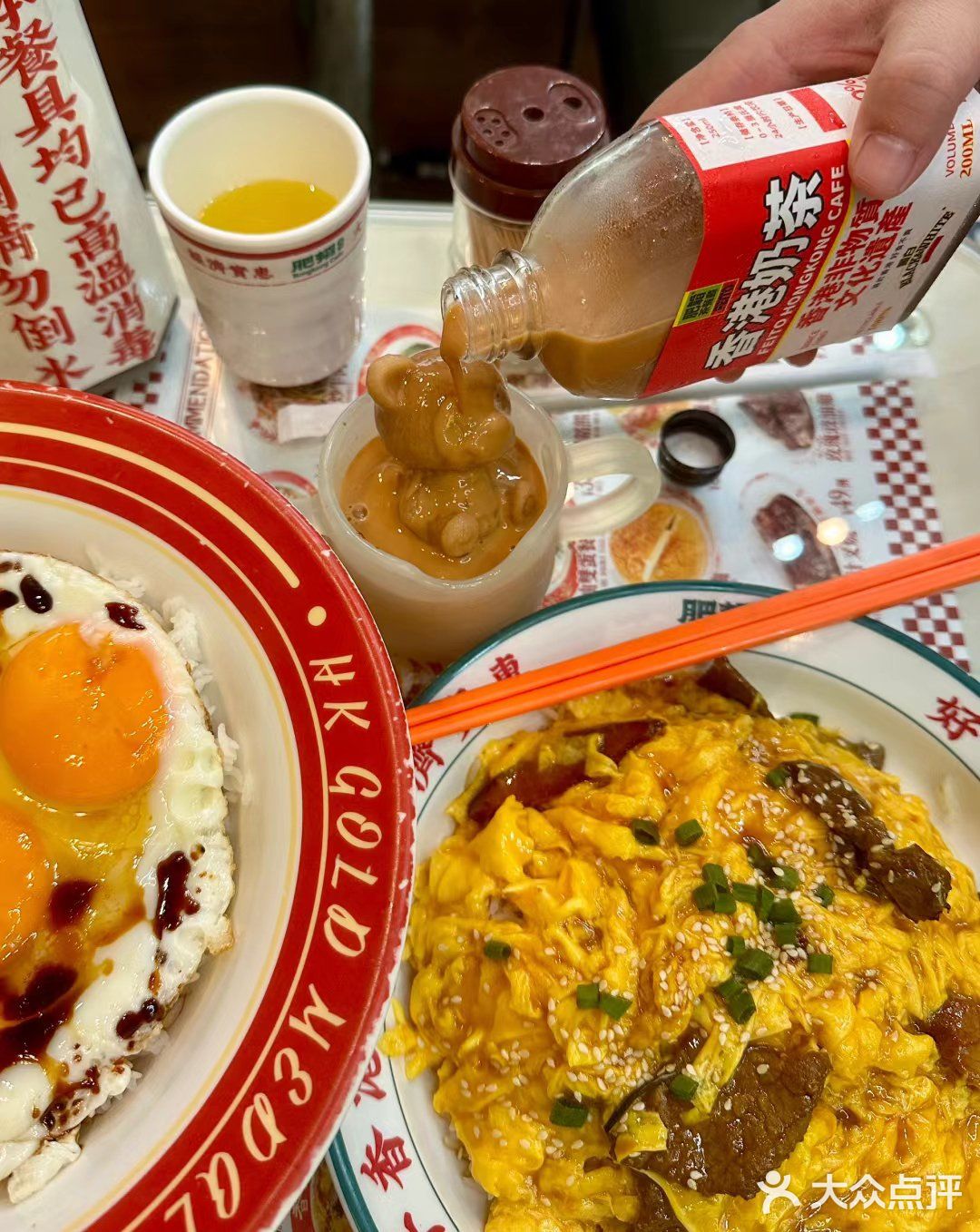 在深圳终于吃到了肥韬茶餐厅!!