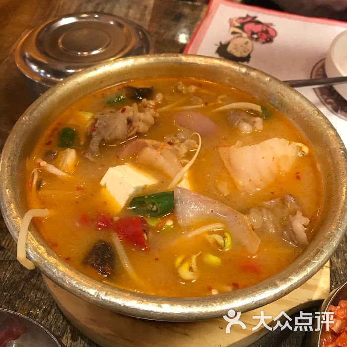 肉本家韩潮烤肉肥牛大酱汤图片-北京烧烤-大众点评网