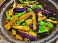 酱香茄子豆角-花椒笑成都小馆(百脑汇店)