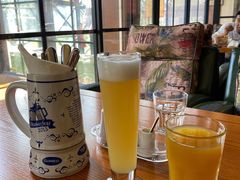 小麦啤酒-普兰达德国餐厅·德式脆皮烤猪肘·自酿啤酒(观唐店)