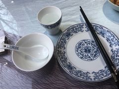 餐具摆设-煎饼卷大葱·非遗传承·潍坊菜(十笏园店)