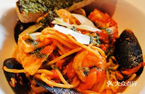 Salted Egg Yolk Cheese Seafood Pasta