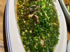葱油大白花-陈先进鱼馆·地道农家菜(湖墅南路店)