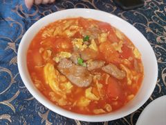 番茄牛肉滑蛋-晓平饭店(嘉善路店)