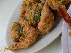 麦片虾-长城砂煲田鸡粥