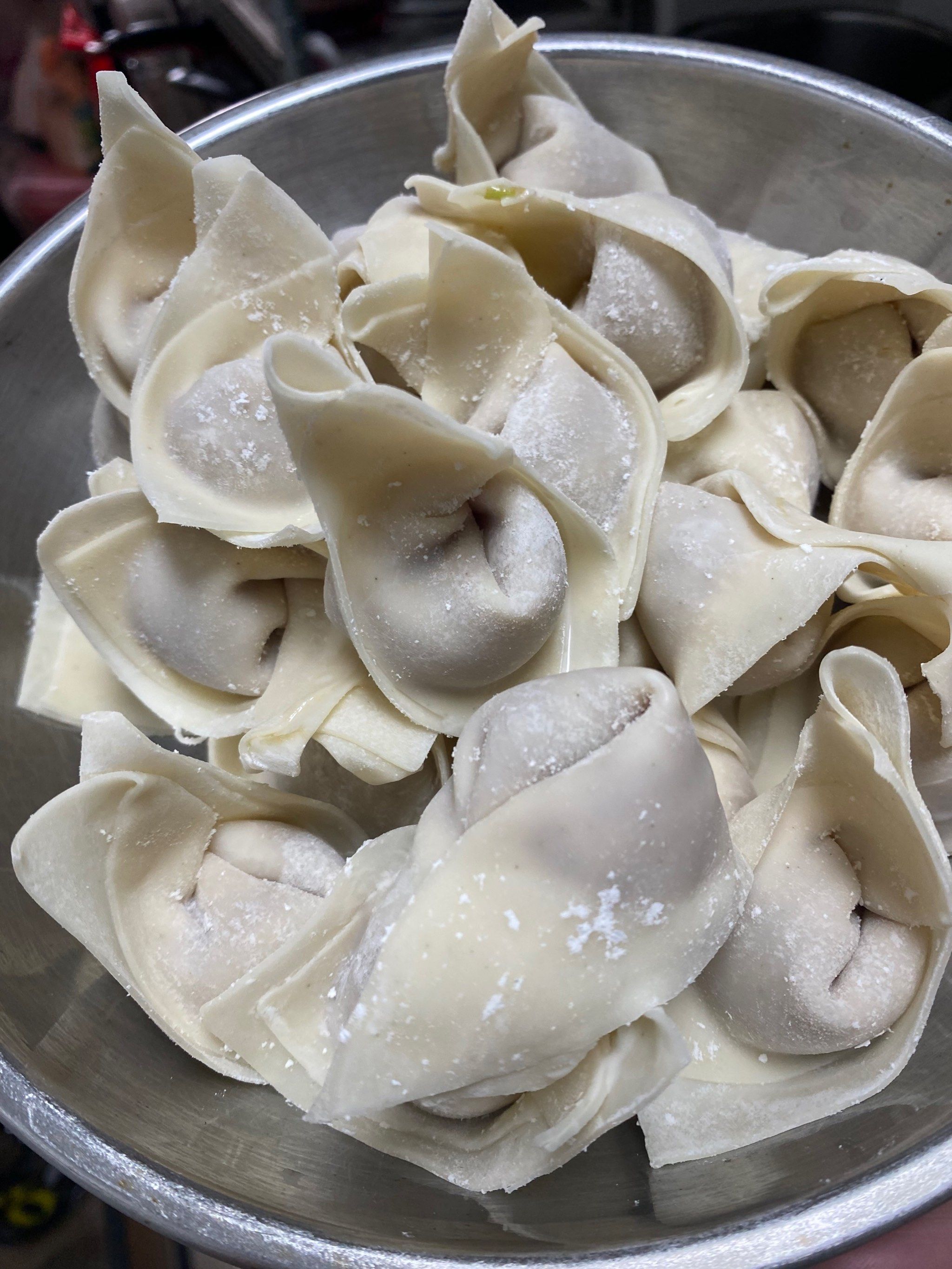包抄手,手工自制!