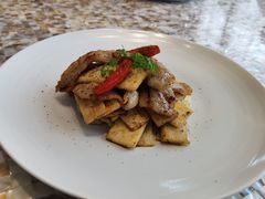 虾籽茭白爆黑豚肉-临江宴(陆家嘴店)
