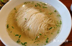 White Soup Noodles with Additions