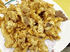 炸蘑菇-春水锅贴·传统鲁菜(大明湖店)