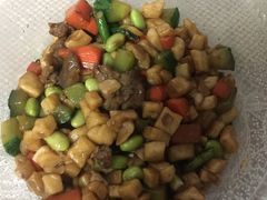 牛肉炒疙瘩-老磁器口豆汁店(马家堡店)