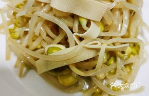 Bean Sprout and Tofu Skin Salad