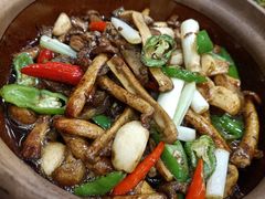 茶树菇炒腊肉-冯小炒(巴渝大道店)