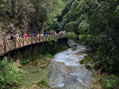 -小七孔景区-六十八级跌水瀑布