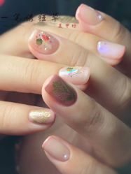 -一笔绣狂草美甲坊