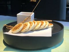榛子酱鹅肝拌葱油饼-桂语山房(满觉陇店)
