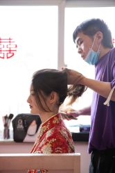 点击看大图 -荷玛高端新娘跟妆团队·彩妆培训
