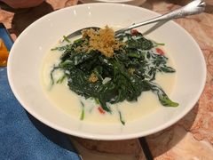 豆浆蟹肉番薯叶苗-唐宫小聚(新港中心店)