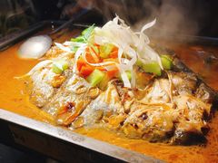 酱香味烤鱼-探鱼·鲜青椒爽麻烤鱼(中山大信新都汇店)